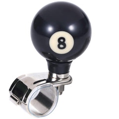 Bashineng 8 Ball front view showing black resin finish and 8 ball design for style