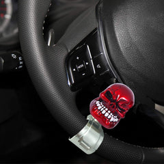 Bashineng skull knob closeup texture showing resin non-slip surface benefit
