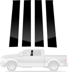BASIKER front view of pillar trim kit showing complete packaging and contents, clear overview benefit