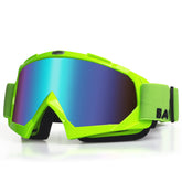 BATFOX front view goggles showing full-face fit and clear protection