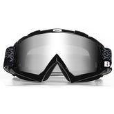 BATFOX front view of goggles showing full coverage and comfort