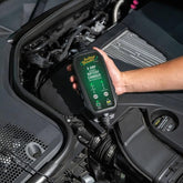 Battery Tender front panel showing controls and LEDs for fast safe charging