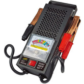 Battery Tender front view of load tester showing controls and portability benefit