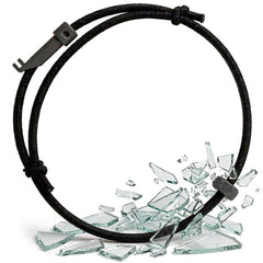 BATTLBOX bracelet front view showing compact escape tool and bead benefit