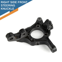 Baxzl knuckle mounting points detail for secure ball joint and strut attachment