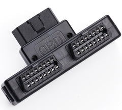 bbfly top view of both OBD2 ports delivering simultaneous connections