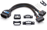 bbfly splitter front view showing two outputs and single OBDII input for convenient connection