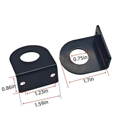 BBMTA close-up of 3/4 inch hole and powder-coated steel highlighting corrosion resistance