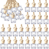 BBTO front view of 50-piece hanging glass bottle set showing contents