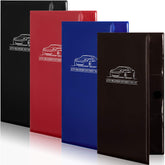 BBTO front view showing all four colored wallets and quick organization benefit