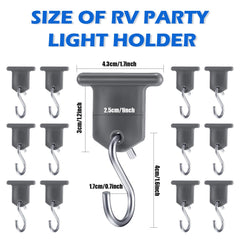 BBTO S-shaped hook close-up highlighting durable plastic and metal parts