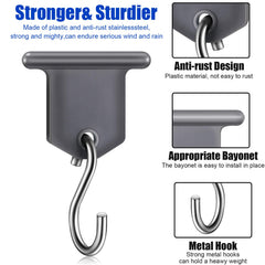 BBTO plastic holder hole detail showing easy installation benefit