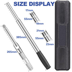 BCJCLTS extended telescoping handle delivering extra leverage for easier loosening