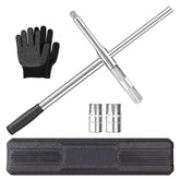 BCJCLTS front view of 4-way lug wrench showing complete tool and balance benefit