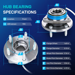 BDELI hub mounted on spindle demonstration for correct installation and smooth rotation