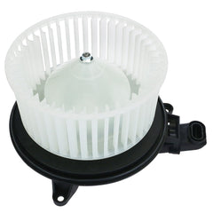 BDELI front HVAC blower motor front view showing mounting flanges and fitment benefit