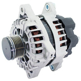 BDELI alternator front view showing housing and cooling fins for reliable heat dissipation