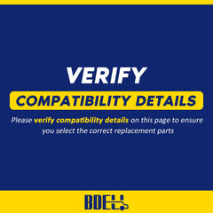 BDELI starter side with mounting flange visible to confirm correct fitment