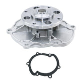 BDELI water pump front assembly showing mounting flanges and ports for reliable OE fit