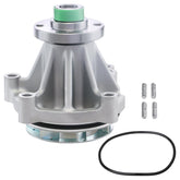 BDELI water pump front assembly showing inlet/outlet and mounting, ensures proper fit