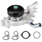 BDELI water pump front view showing complete assembly and ready-to-install benefit