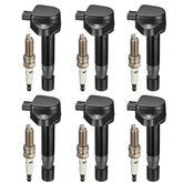 BDFHYK ignition coil and spark plug front view showing complete replacement kit benefits
