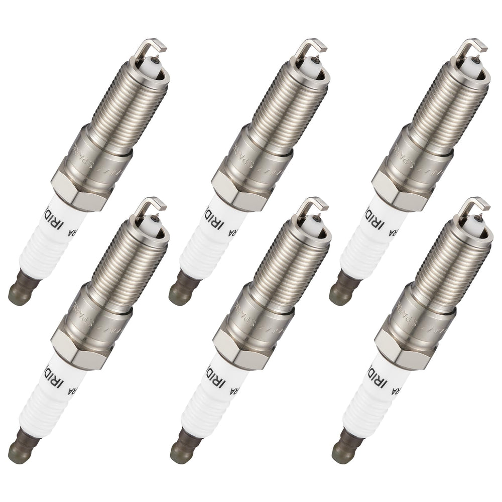 BDFHYK front packaging showing six iridium spark plugs and label benefit