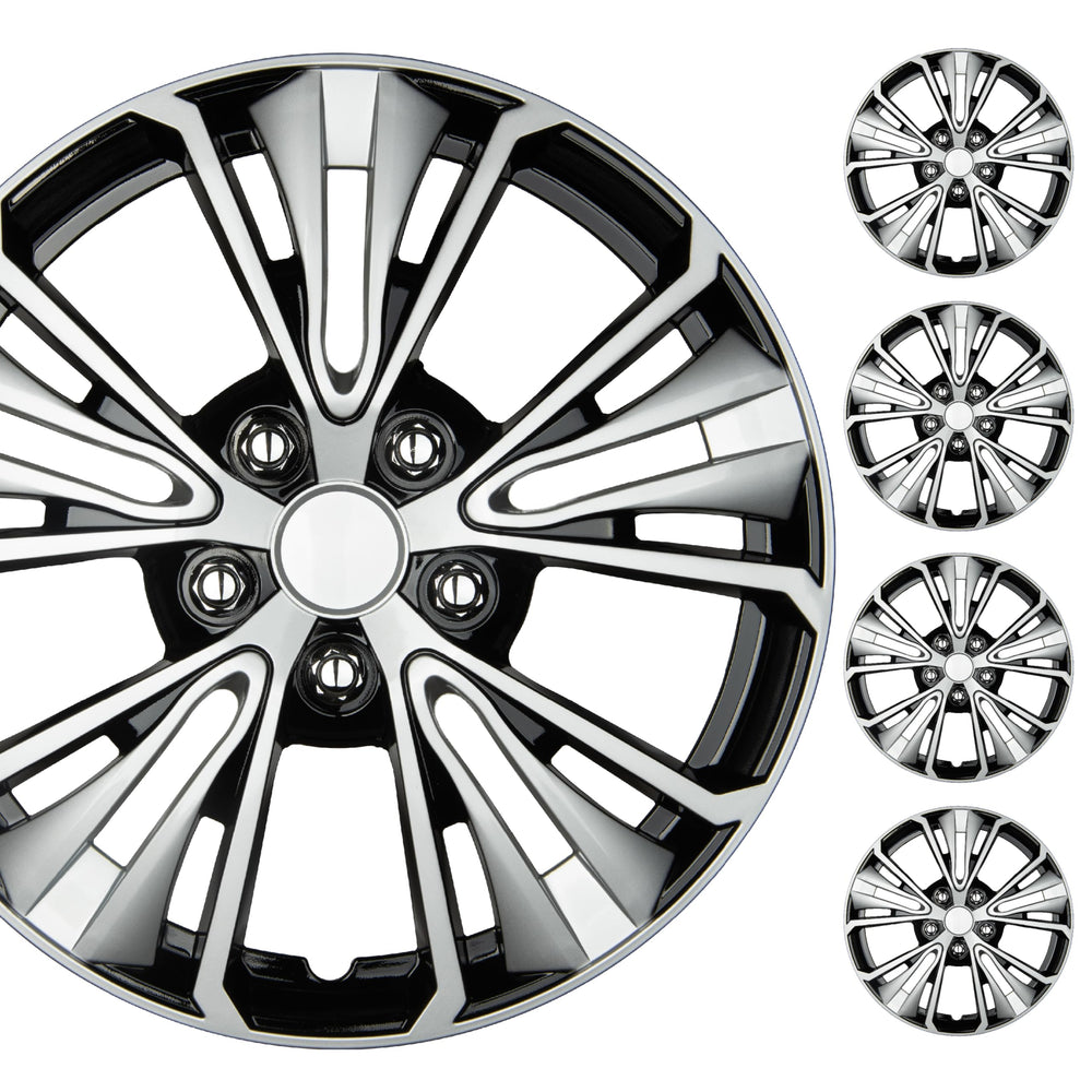 BDK hubcap front view showing clean 5-spoke styling and polished benefit
