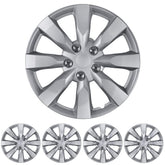 BDK front view of 16 inch hubcap pack showing sleek OEM-style finish