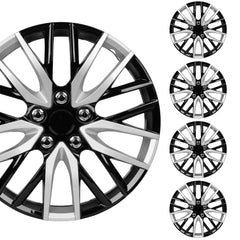 BDK front view 16-inch hubcap showing two-tone style and clean finish