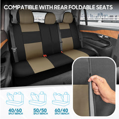 bdk headrest covers fitted cleanly for secure, finished look