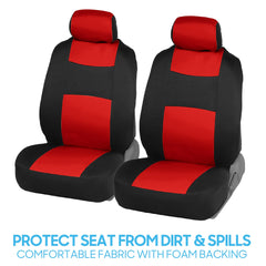 BDK close-up of front-seat stitching showing durable tailored seams