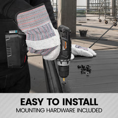 BDK included hardware and screws shown for easy secure installation