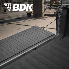 BDK mat installed on pickup tailgate preventing scratches and dents