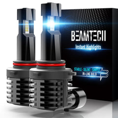 BEAMTECH 9012 front packaging showing included two bulbs and benefits