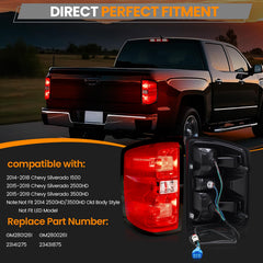 BeamTrack tail light rear image with both harness plugs for model compatibility