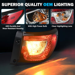 BeamTrack tail light seal and lens closeup demonstrating waterproof protection