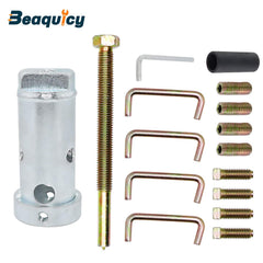 Beaquicy closeup of steel center shaft highlighting strength and precision