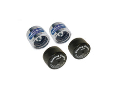 Bearing Buddy chrome front view showing cap and polished finish for durable protection