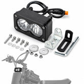 BEAROLNE front-mounted on a bike showing brighter road visibility