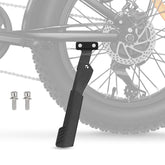 BEAROLNE front view of rear-mount kickstand showing shape and finish for durability