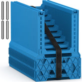 BEBOBLY front view of assembled sewer hose support showing ready-to-use setup and portability