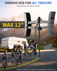 BEBOBLY raised ribs on chock surface increasing tire grip and reducing slippage