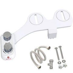 Beech Lane bidet front view showing compact profile and clean lines, improves RV bathroom hygiene