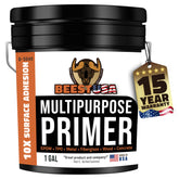 BEEST primer front gallon showing product and coverage benefit