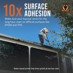 BEEST primer gray texture closeup showing smooth leveling for better adhesion
