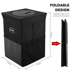 Beicarin side mesh pocket holding bottles and small items for convenience