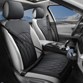 BEITK front seat covers front view showing clean protection and stylish upgrade