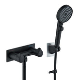 BEIYI matte black front faucet view showing sleek camper upgrade benefit
