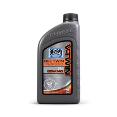Bel-Ray Big-Twin 85W-140 front bottle view showing label and 1L size for easy selection